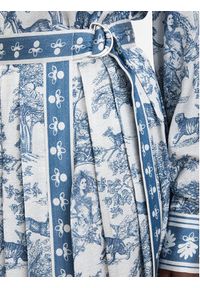 Fracomina Spódnica plisowana FS26SG2005W435K5 Niebieski jasny Regular Fit. Kolor: niebieski. Materiał: syntetyk #4