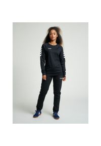 Bluza do piłki ręcznej damska Hummel Go Cotton Sweatshirt Woman. Kolor: czarny. Sport: piłka ręczna