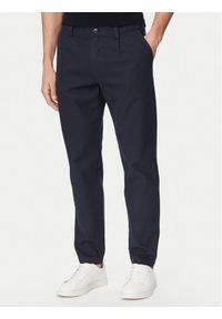 BOSS Chinosy 50559158 Granatowy Tapered Fit. Kolor: niebieski. Materiał: bawełna #1