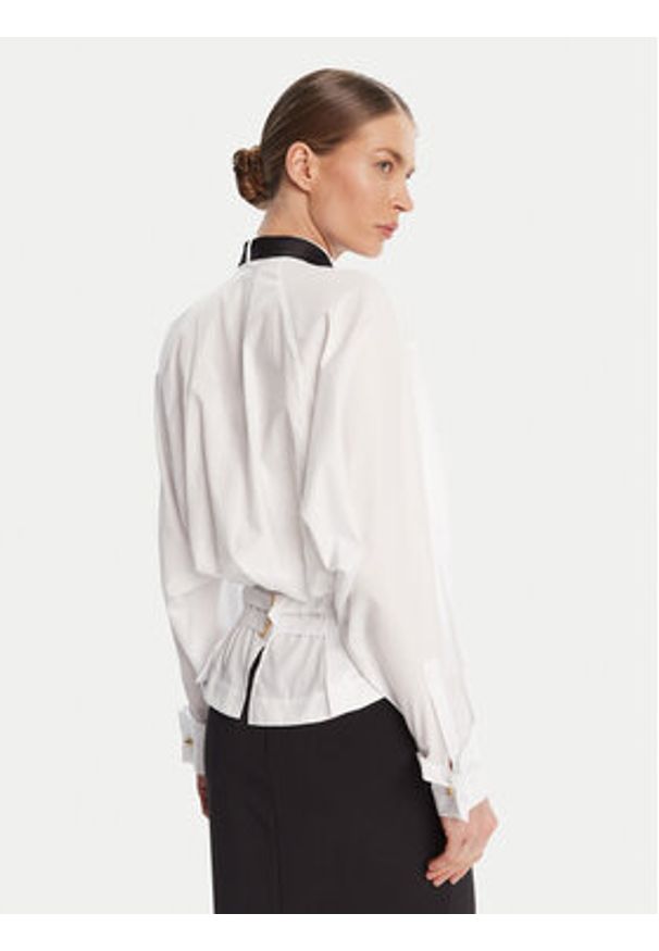 Elisabetta Franchi Koszula re Biały Regular Fit. Kolor: biały. Materiał: bawełna