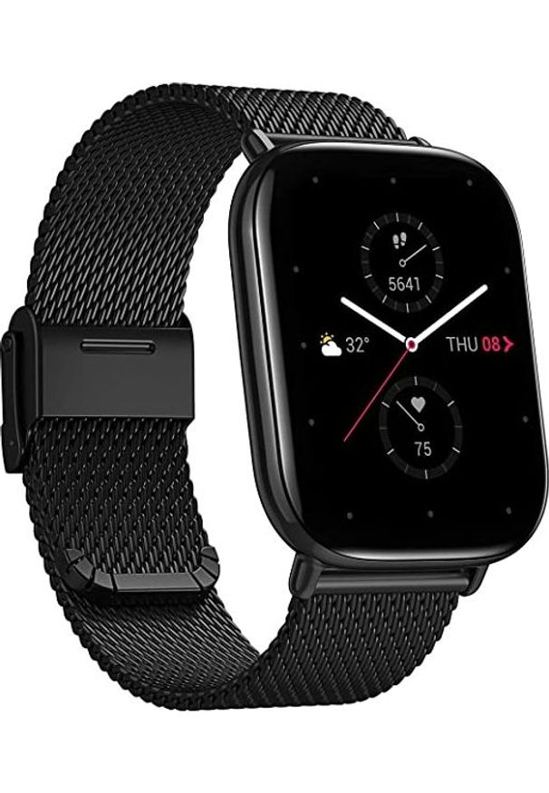 AMAZFIT - Smartwatch Amazfit Zepp E Square Czarny (W1958OV5N). Rodzaj zegarka: smartwatch. Kolor: czarny