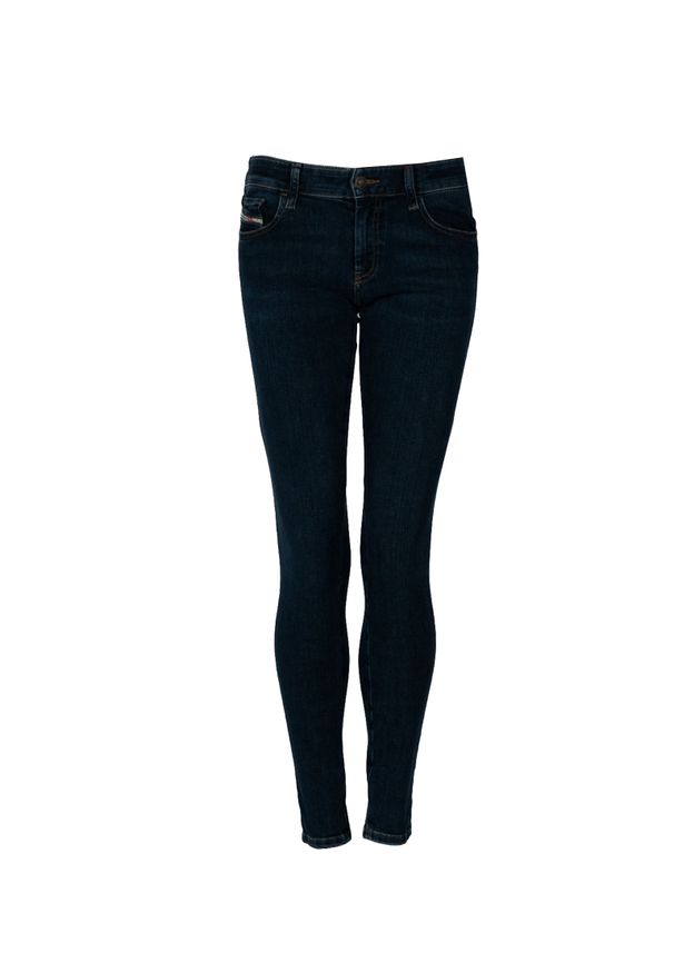 Diesel Jeansy "Slandy-Low" | 00SGSQ069TR | Kobieta | Niebieski. Okazja: na co dzień. Stan: obniżony. Kolor: niebieski. Sezon: lato. Styl: elegancki, casual