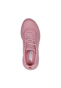 skechers - Buty do chodzenia damskie Skechers 117209SAGE. Kolor: różowy. Materiał: syntetyk, tkanina, materiał. Szerokość cholewki: normalna. Sport: turystyka piesza