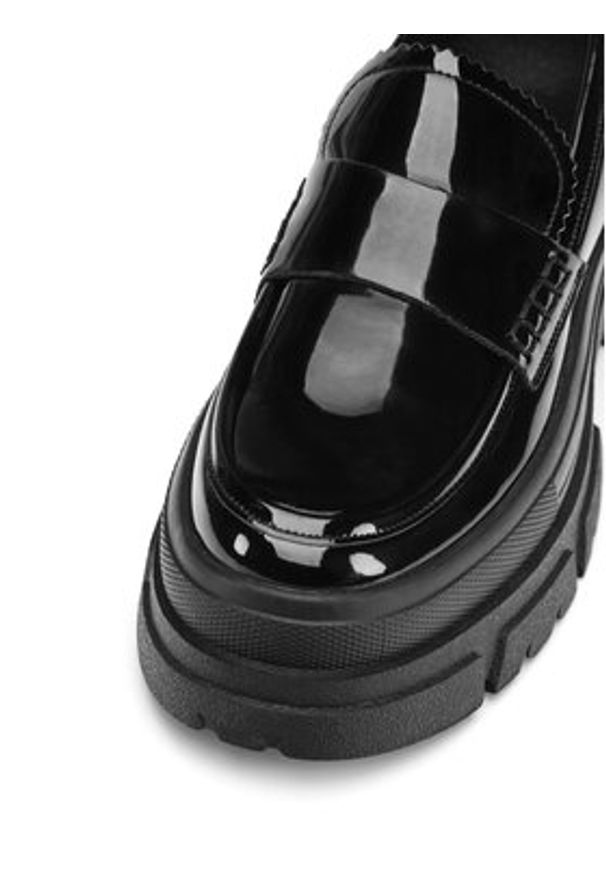 DeeZee Loafersy 62069-1 Czarny. Kolor: czarny. Materiał: materiał, syntetyk