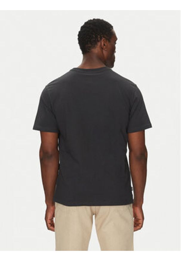 Element T-Shirt ELYZT00521 Czarny Regular Fit. Kolor: czarny. Materiał: bawełna