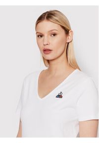 Le Coq Sportif T-Shirt 2210511 Biały Regular Fit. Kolor: biały. Materiał: bawełna #4