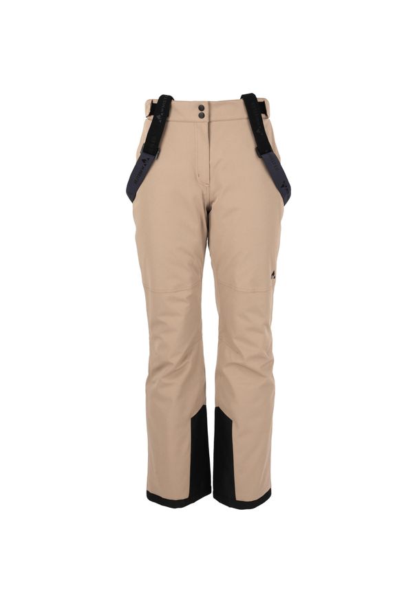 Spodnie narciarskie dla kobiet Whistler Yarra W-Pro 15000. Kolor: wielokolorowy, beżowy, brązowy. Sezon: zima. Sport: narciarstwo