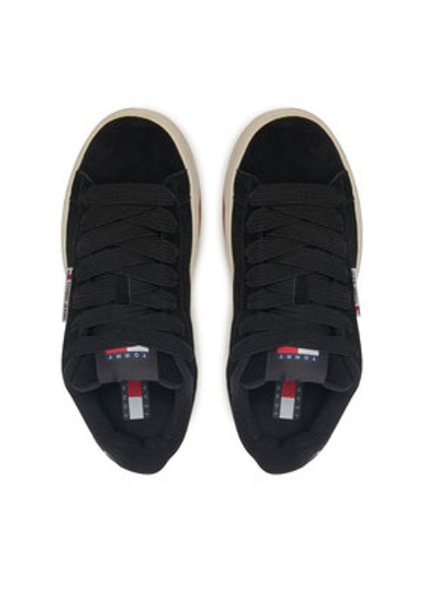 Tommy Jeans Sneakersy Skate EN0EN02677 Czarny. Kolor: czarny. Materiał: zamsz, skóra. Sport: skateboard