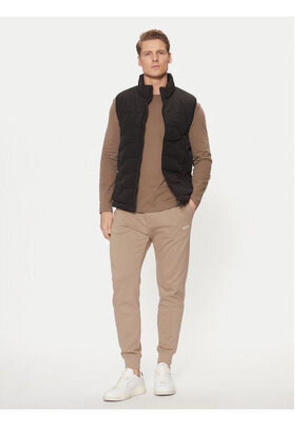BOSS Kamizelka 50529677 Czarny Regular Fit. Kolor: czarny. Materiał: syntetyk