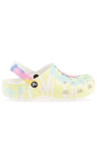 Klapki Crocs Classic TieDye Graphic Clog K 206995-94S - multikolor. Kolor: wielokolorowy. Sezon: lato. Styl: młodzieżowy #1