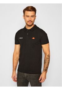 Ellesse Polo Montura SHS04475 Czarny Regular Fit. Typ kołnierza: polo. Kolor: czarny. Materiał: bawełna