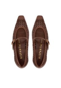 Hispanitas Czółenka RHV264609 C007 Brązowy. Kolor: brązowy. Materiał: materiał #7