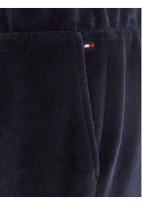 TOMMY HILFIGER - Tommy Hilfiger Spodnie dresowe KG0KG07409 M Granatowy Wide Leg. Kolor: niebieski. Materiał: bawełna #4