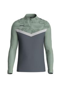 Dziecięca bluza dresowa zapinana na zamek Jako Iconic. Kolor: wielokolorowy, szary, zielony. Materiał: dresówka #1