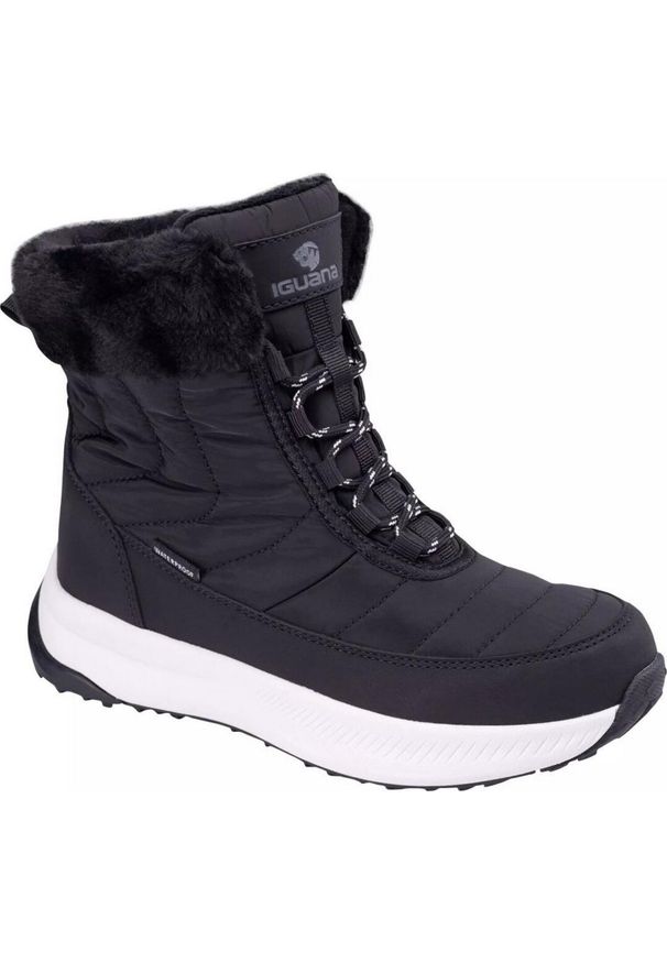 Iguana - Buty Trekkingowe Damskie Zimowe Irine. Kolor: czarny. Sezon: zima. Styl: sportowy