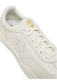 Converse Sneakersy Run Star Trainer Gold A12778C Écru. Kolor: kremowy. Materiał: skóra. Sport: bieganie #4