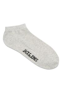 Jack & Jones - Jack&Jones Zestaw 5 par niskich skarpet męskich Dongo 12120278 Szary. Kolor: szary. Materiał: materiał, bawełna #3