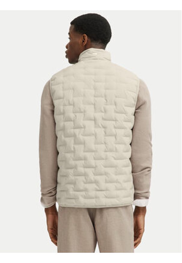 Bugatti Kamizelka 8800-75148C Écru Regular Fit. Materiał: syntetyk