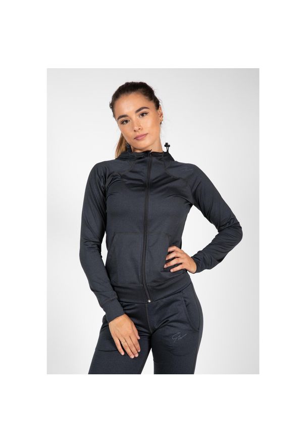 GORILLA WEAR - Bluza fitness damska Gorilla Wear Vici Jacket. Kolor: brązowy, wielokolorowy, szary. Sport: fitness