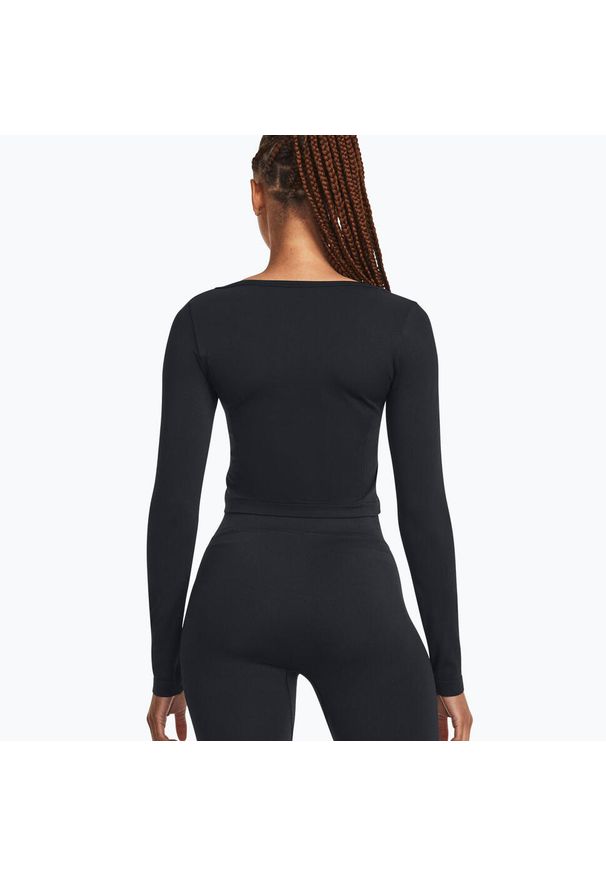 Longsleeve treningowy damski Under Armour Train Seamless. Kolor: czarny. Długość rękawa: długi rękaw. Sport: fitness