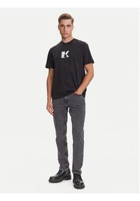Karl Lagerfeld Jeans T-Shirt A3M17057 Czarny Regular Fit. Kolor: czarny. Materiał: bawełna #5