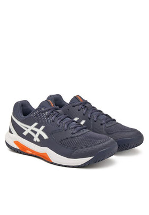 Asics Buty do tenisa Gel-Dedicate 8 1041A408 Granatowy. Kolor: niebieski. Materiał: skóra. Sport: tenis