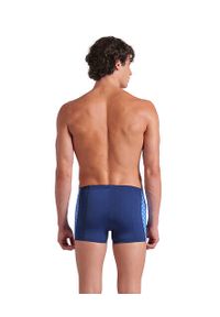 Arena - Bokserki kąpielowe męskie arena Monogram Swim Short. Kolor: wielokolorowy, niebieski, szary, zielony #2