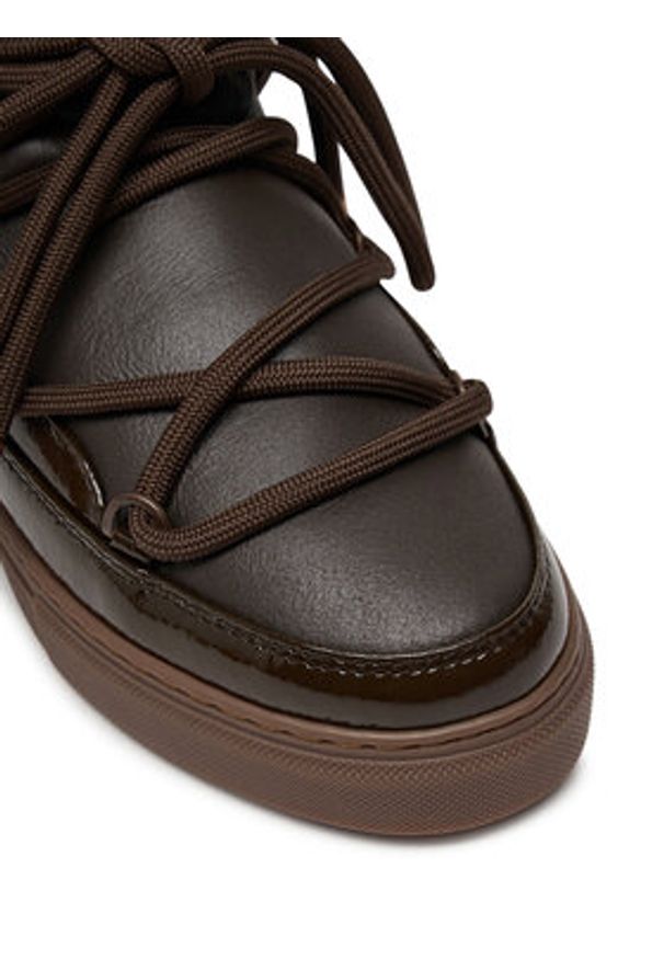 Inuikii Śniegowce Gloss 75202-007 Brązowy. Kolor: brązowy. Materiał: skóra