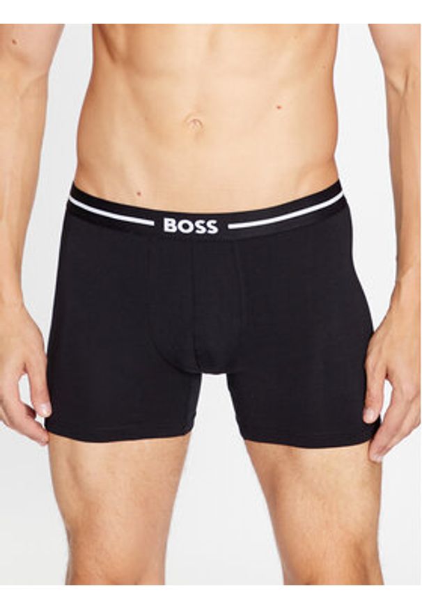 BOSS - Boss Komplet 3 par bokserek Bold 3P 50510698 Czarny. Kolor: czarny. Materiał: bawełna