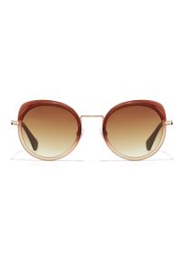 Hawkers Okulary przeciwsłoneczne damskie kolor brązowy. Kształt: okrągłe. Kolor: brązowy #3