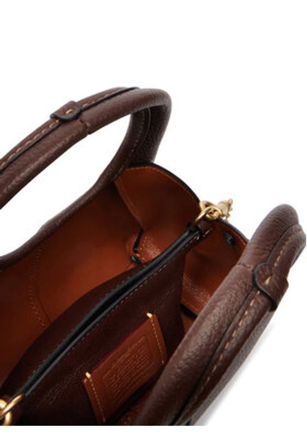 Coach Torebka Lana 19 CCY32 Czarny. Kolor: czarny. Materiał: skórzane