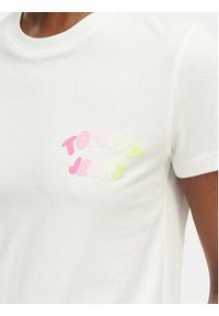 Tommy Jeans T-Shirt Bubble Logo DW0DW22310 Kremowy Regular Fit. Kolor: kremowy. Materiał: bawełna #5