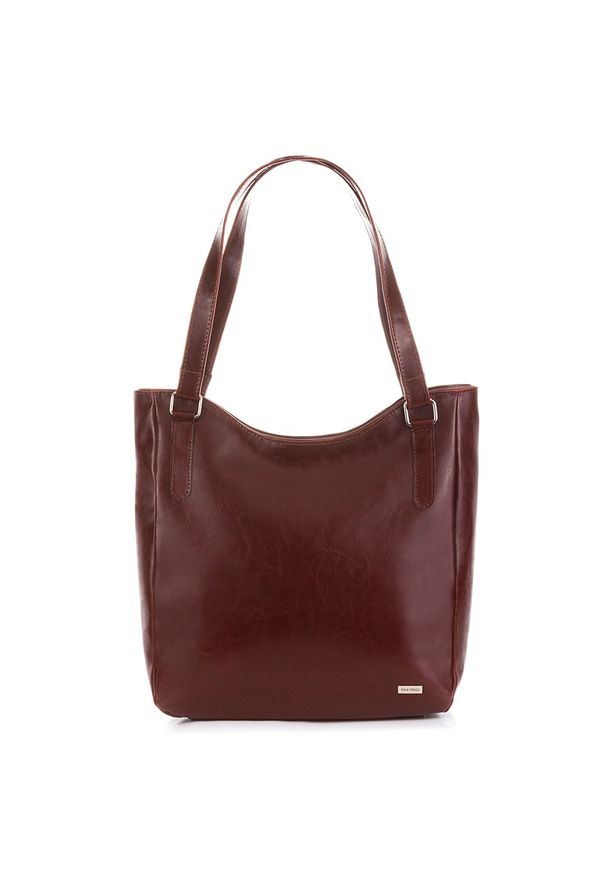 Skórzana torebka damska c.brązowa PAOLO PERUZZI Z-09-BR. Kolor: brązowy. Materiał: skórzane