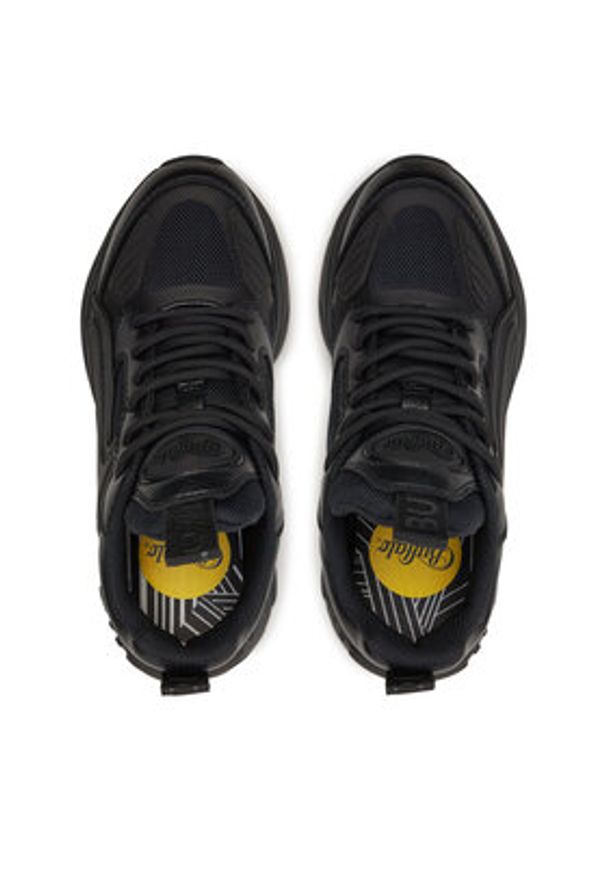 Buffalo Sneakersy Binary Athena 1636085 Czarny. Kolor: czarny. Materiał: skóra