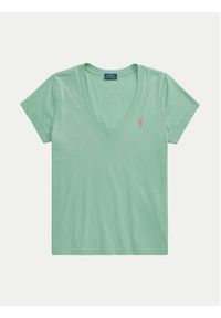 Polo Ralph Lauren T-Shirt 211902403013 Zielony Regular Fit. Typ kołnierza: polo. Kolor: zielony. Materiał: bawełna #3