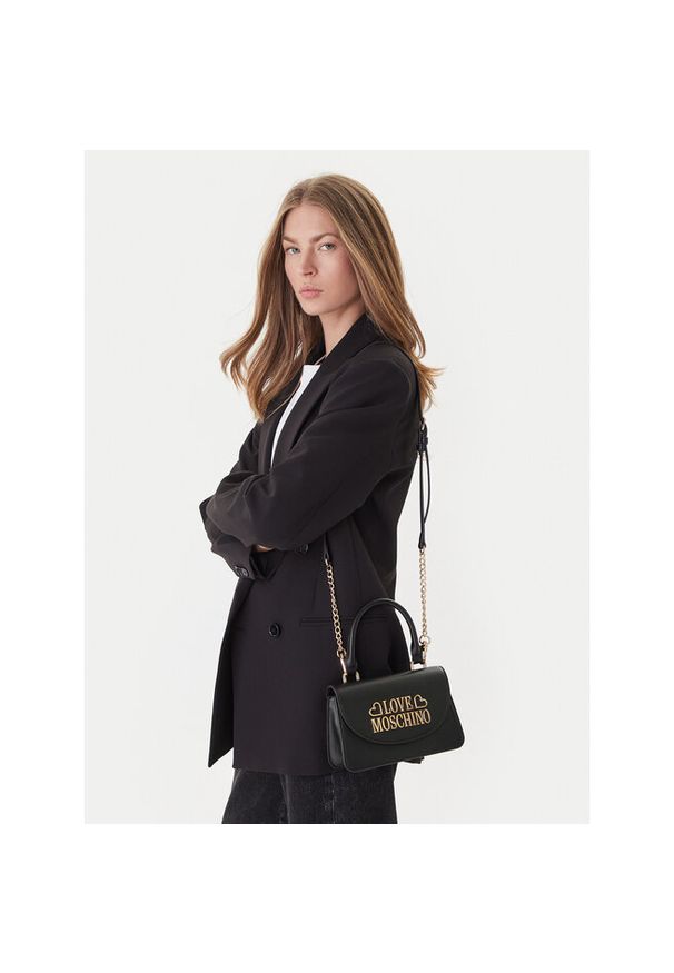 Love Moschino - Torebka LOVE MOSCHINO. Kolor: czarny