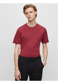 BOSS - Boss T-Shirt 50468347 Czerwony Regular Fit. Kolor: czerwony. Materiał: bawełna #1