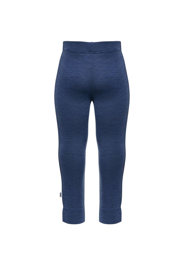 Dziecięce legginsy wełniane Hummel Mini. Kolor: niebieski. Materiał: wełna