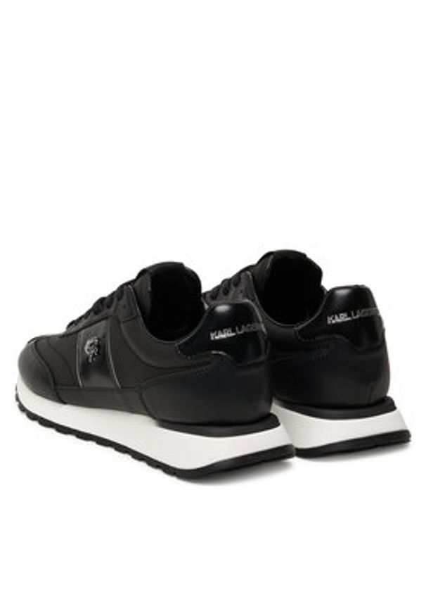 Karl Lagerfeld - KARL LAGERFELD Sneakersy KL51129 Czarny. Kolor: czarny. Materiał: skóra