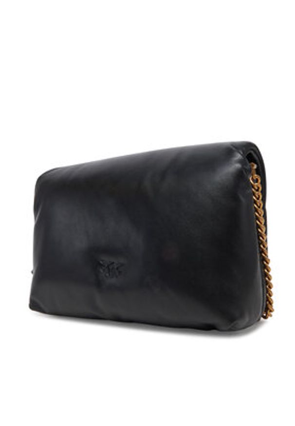 Pinko - PINKO Torebka Love Click Puff Classic PE 25 PLTT 101585 A10F Czarny. Kolor: czarny. Materiał: skórzane