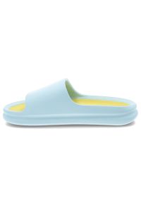 Hot Potatoes by Gioseppo - Niebieskie Klapki Damskie Hot Potatoes Z Wymienną Wkładką. Okazja: na co dzień. Nosek buta: otwarty. Kolor: niebieski. Styl: casual #8