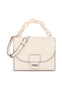 Tous torebka kolor beżowy. Kolor: beżowy. Rodzaj torebki: na ramię #1