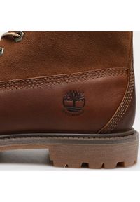 Timberland - Botki damskie TIMBERLAND Authentics Teddy Fleece W. Okazja: na co dzień. Zapięcie: sznurówki. Kolor: brązowy. Materiał: polar, guma, skóra. Szerokość cholewki: normalna. Sezon: zima. Styl: klasyczny, casual #3