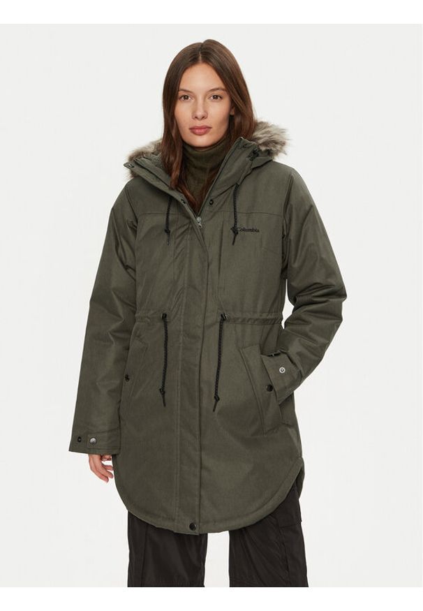 columbia - Columbia Parka Suttle Mountain™ II 2086461 Khaki Regular Fit. Kolor: brązowy. Materiał: syntetyk