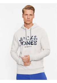 Jack & Jones - Jack&Jones Bluza James 12235338 Szary Regular Fit. Kolor: szary. Materiał: syntetyk #1