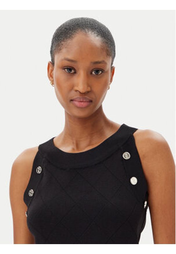 Artigli Sweter ACMA001879 002 Czarny Regular Fit. Kolor: czarny. Materiał: wiskoza