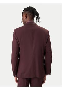 Hugo - HUGO Garnitur Arti-Hesten253X 50544524 Brązowy Extra Slim Fit. Kolor: brązowy. Materiał: syntetyk #7