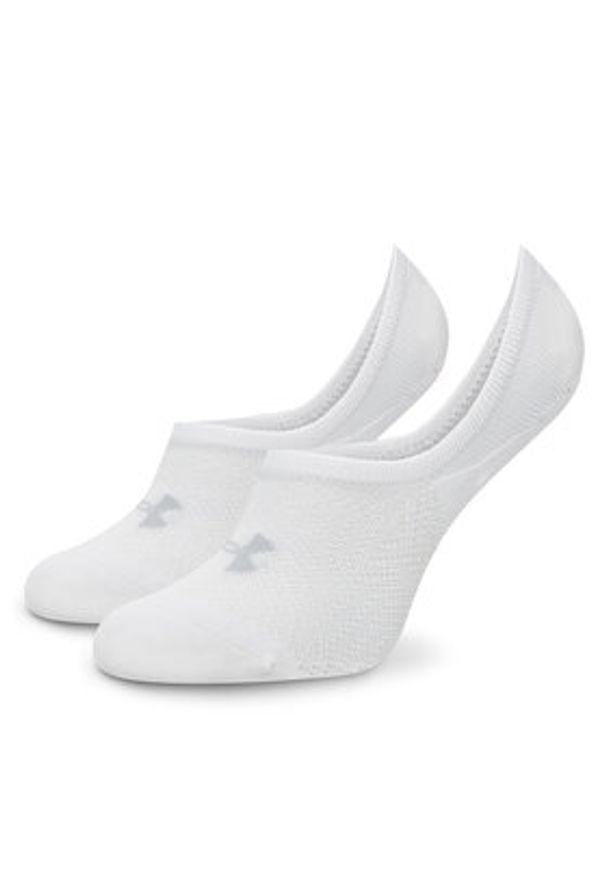 Under Armour Zestaw 3 par stopek unisex Breathe Lite 1370075 Biały. Kolor: biały. Materiał: materiał, poliester