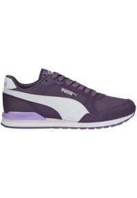 Buty Puma St Runner v3 Nl W 384857 17 fioletowe. Okazja: na co dzień. Zapięcie: sznurówki. Kolor: fioletowy. Materiał: zamsz, syntetyk, nylon #5
