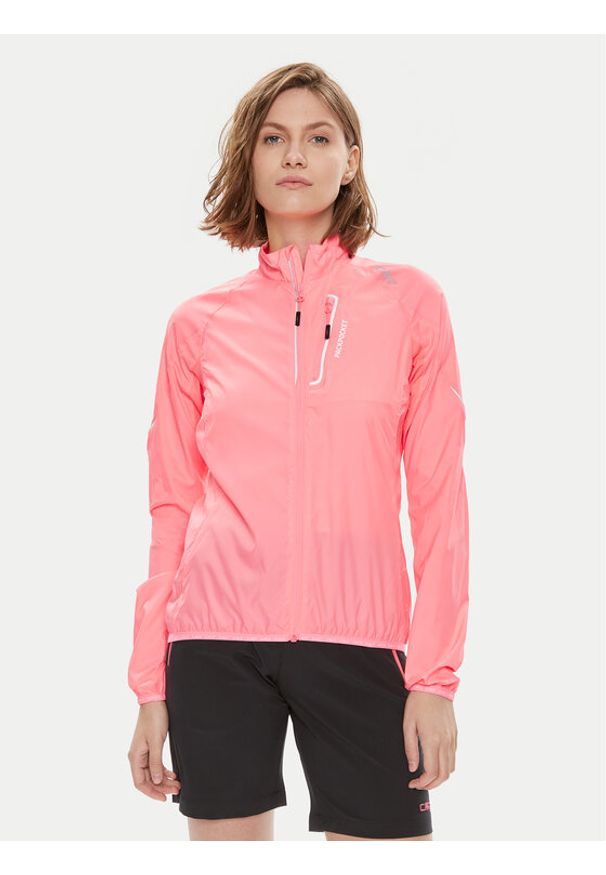 CMP Kurtka do biegania 3C46776T Różowy Regular Fit. Kolor: różowy. Materiał: syntetyk